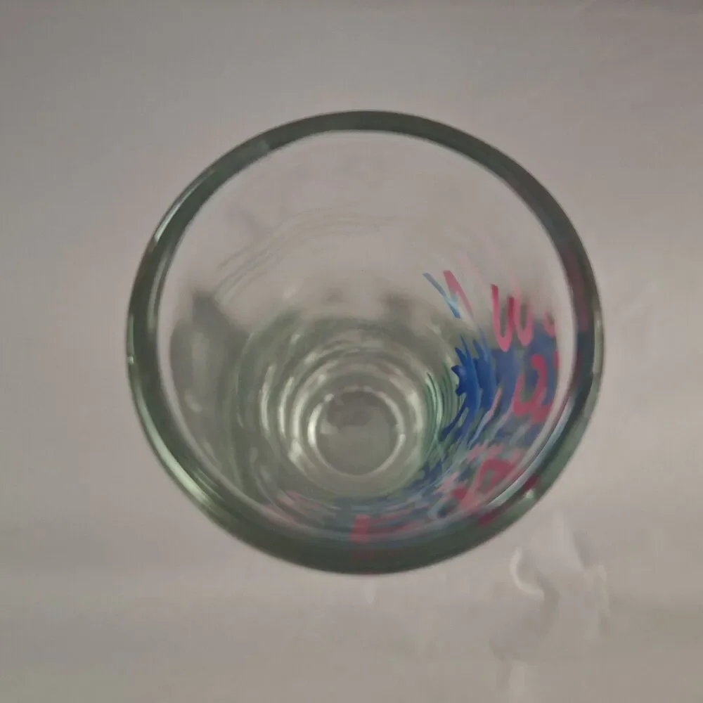 Cancun Mexico Shot Glass Tall Shooter Tropical Island Beach Palm Trees Sun